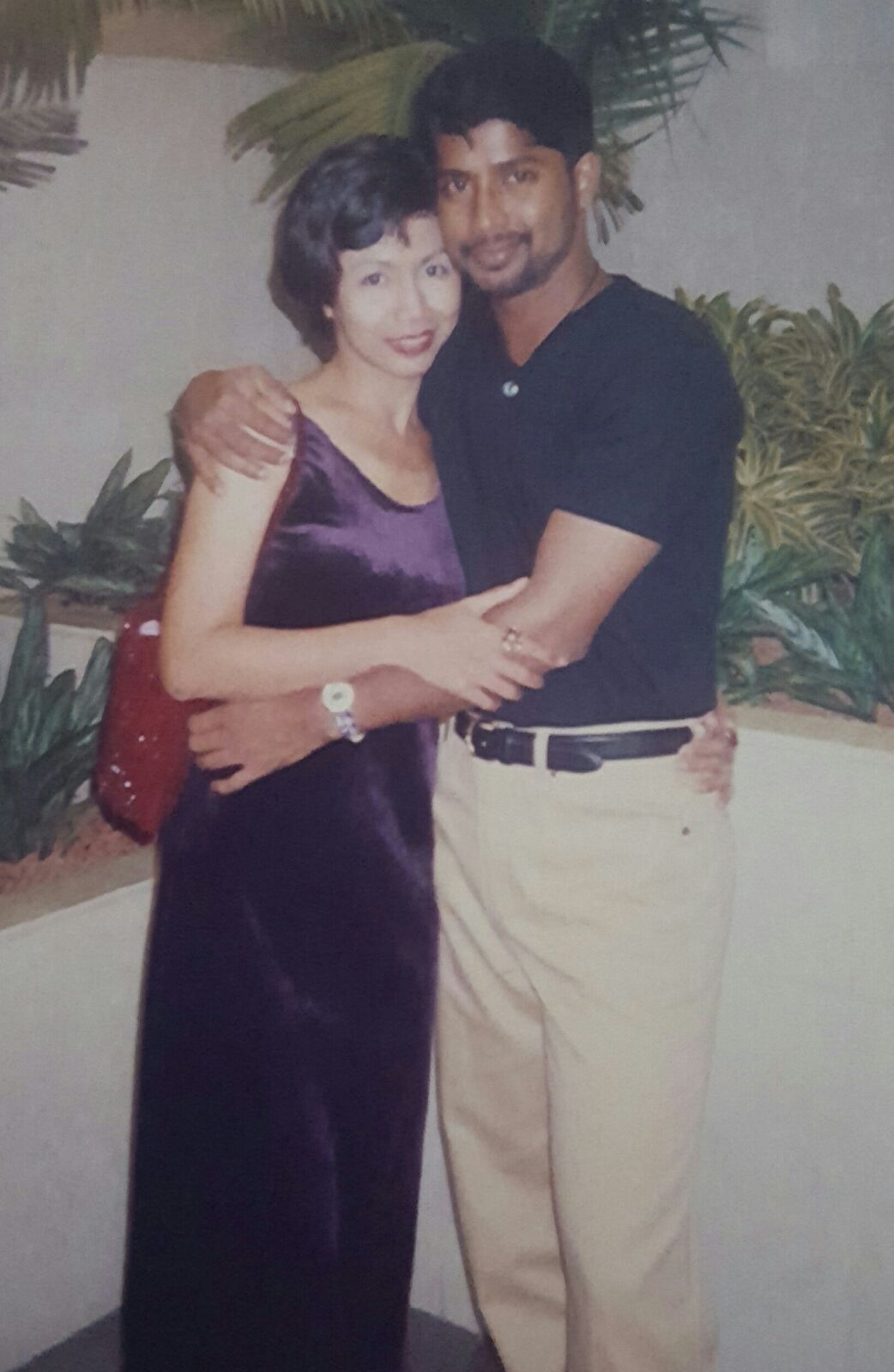 Arun and Rosiah in the 1990s