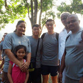 Dinesh and family at the LLF Walkathon 2014