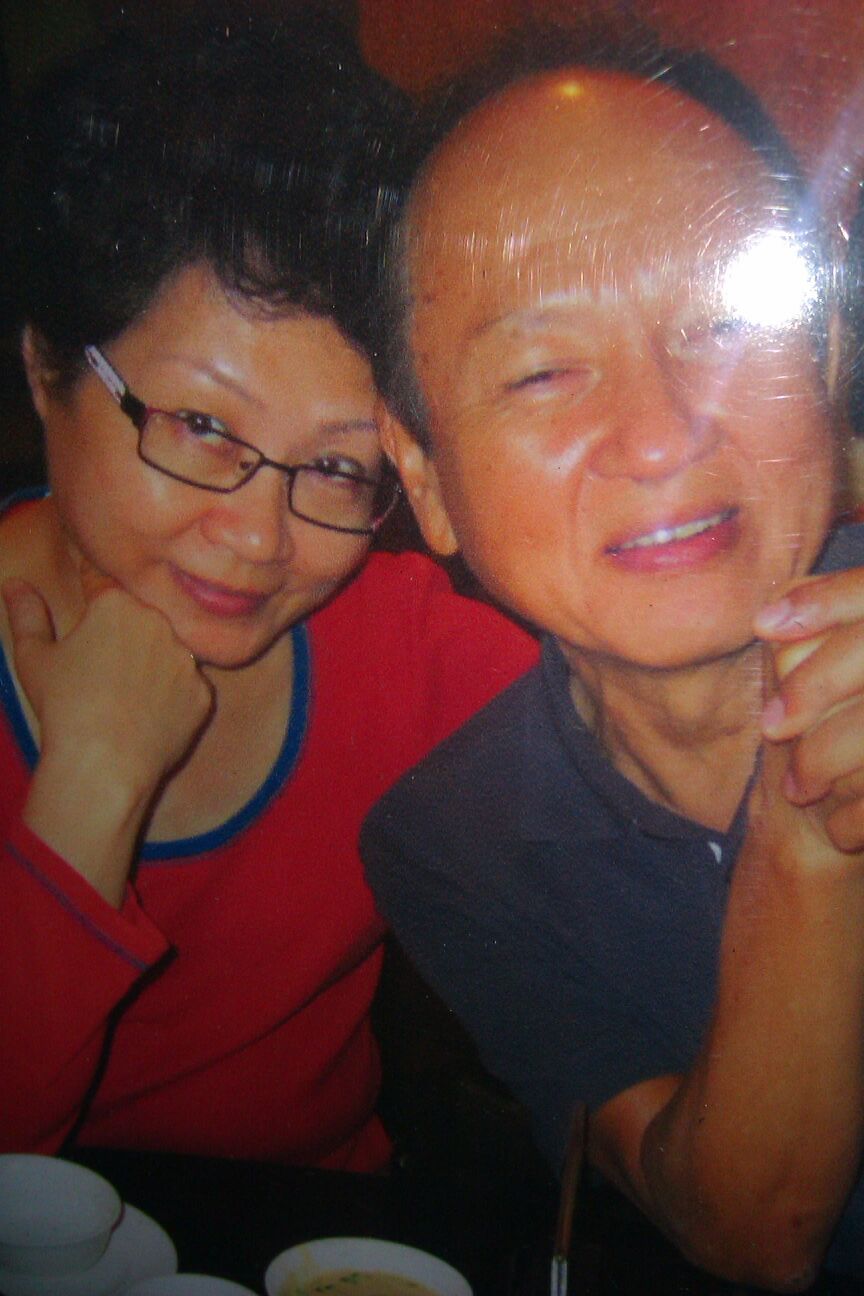 Gim Beng with her husband of 19 years