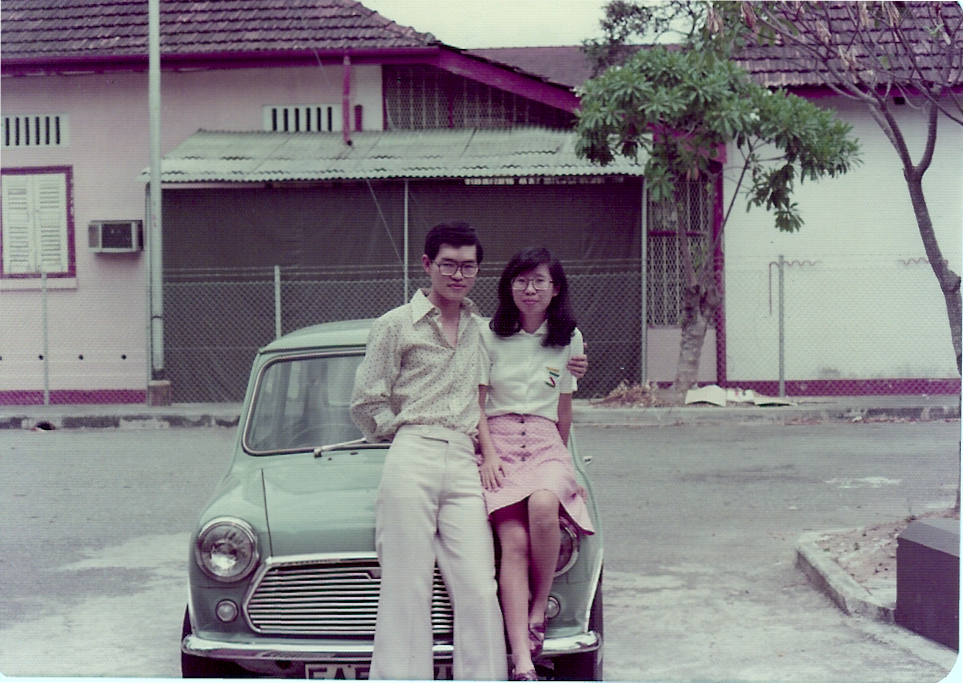 Paul and Li Leng during their courtship days