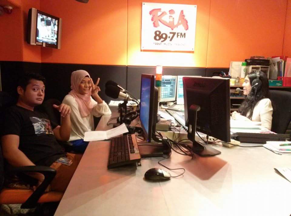 Erma and Idi in the Ria FM Studio